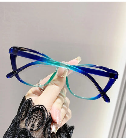 Lunettes de lecture tendance pour femmes et hommes, design luxueux, lunettes de presbytie œil de chat, protection anti-lumière bleue pour femme