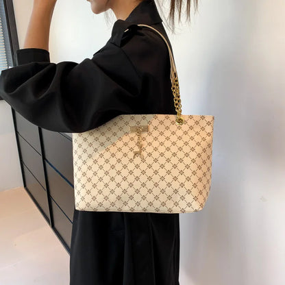 Nouveau sac à main pour la presbytie, texture en cuir souple, grand cabas grande capacité pour femme avec accessoires suspendus, sac à bandoulière