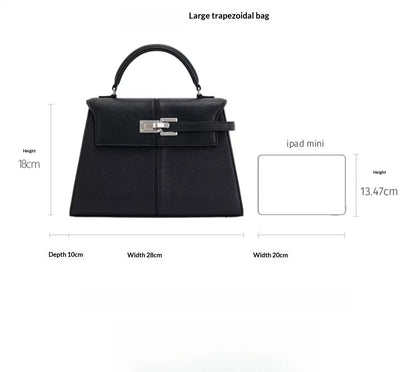 Sac trapézoïdal JW PEI, nouveau style, en cuir véritable, sac pour femme, haut de gamme, polyvalent, sac bandoulière, tendance, style niche