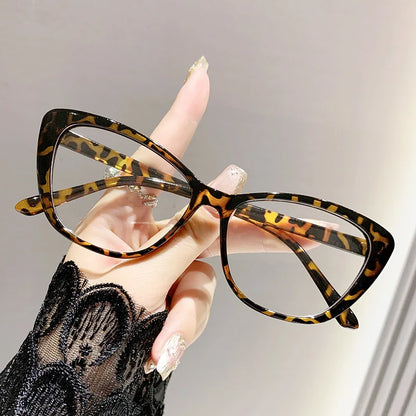 Lunettes de lecture tendance pour femmes et hommes, design luxueux, lunettes de presbytie œil de chat, protection anti-lumière bleue pour femme