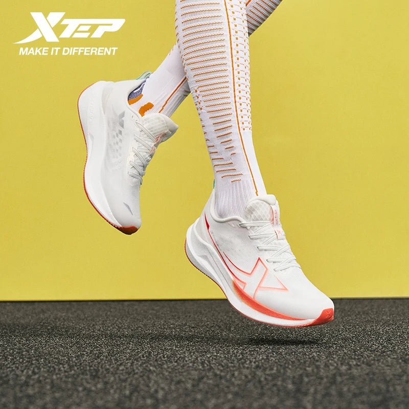 Chaussures de jogging et de course Xtep 2000km 5.0 pour femmes, amorti, design tendance, couleur durable et résistante, semelle élastique, baskets 874118110024
