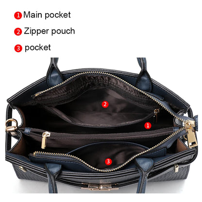 Sac à main pour femme en cuir véritable de vachette, convertible en port bandoulière et épaule, avec foulard en soie, sac fourre-tout à motif crocodile
