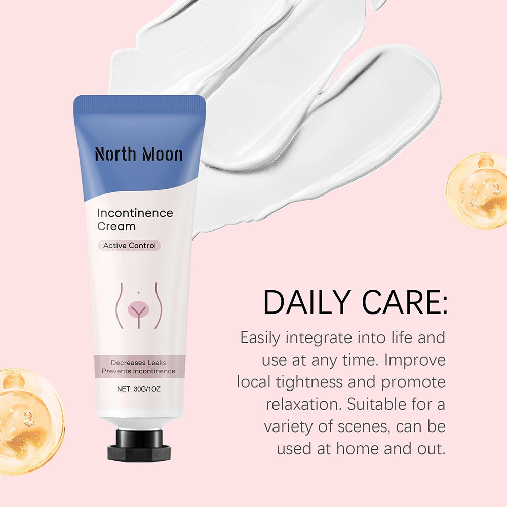 Lotion corporelle hydratante pour femmes destinée aux parties intimes, pour peau sèche et irritée, crème contre l’incontinence pour femmes, protection anti-fuites et soin de la peau