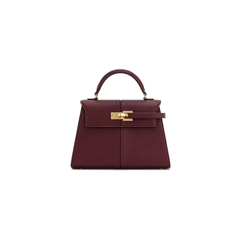 Sac trapézoïdal JW PEI, nouveau style, en cuir véritable, sac pour femme, haut de gamme, polyvalent, sac bandoulière, tendance, style niche
