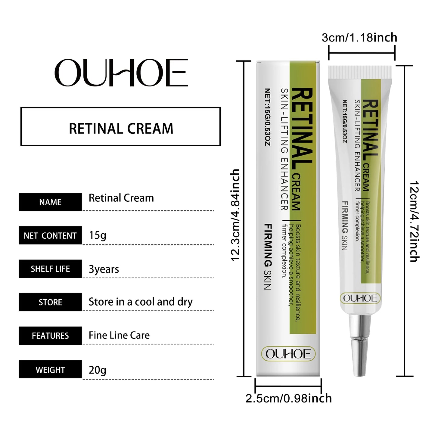 Crème au rétinol anti-âge pour femmes, crème hydratante raffermissante et éclaircissante pour le visage, hydratation profonde, crème de nuit pour peau sèche et sensible en hiver