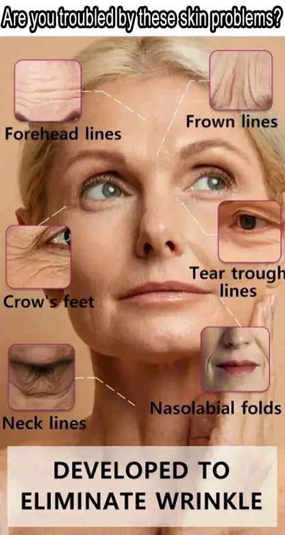 Effet anti-rides instantané, élimine les rides du visage, sérum hydratant pour les ridules autour des yeux, pattes d’oie, rides du cou