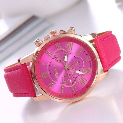 Montres pour femmes de marque, style sport et mode, montre pour dames, montre en cuir, montres-bracelets à quartz pour hommes, filles et femmes, montre femme