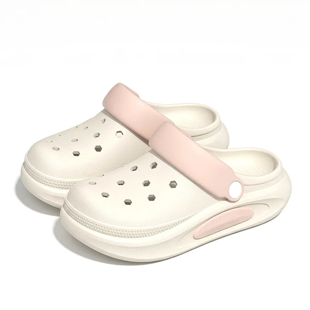 Sabots d’été pour femmes avec jolis charms 3D, sandales de jardin, chaussons de plage légers en EVA souple, chaussures d’extérieur antidérapantes à semelle épaisse et tendance