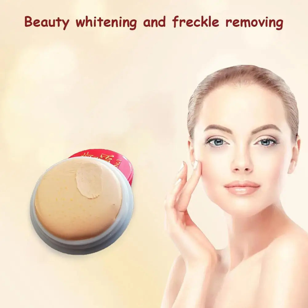 Crème éclaircissante au beurre de perle pour le visage, élimine les taches de rousseur, réduit les taches sombres, cosmétique blanchissant de beauté pour les soins du visage, crème à la perle