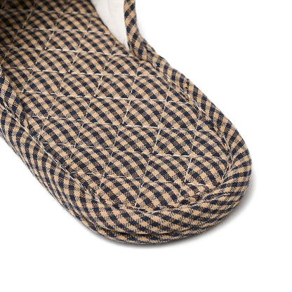 Pantoufles d’intérieur légères en coton doux à motif floral, chaussures de sol rétro et tendance pour la maison, pantoufles antidérapantes pour couple