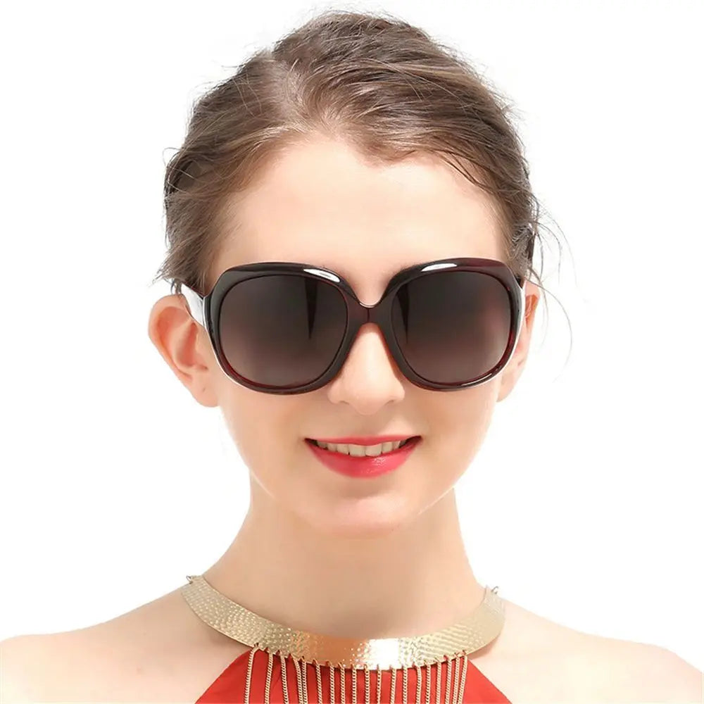Lunettes de soleil polarisées Shades pour femmes, carrées, UV 400, style vintage, monture elliptique, lunettes de soleil oversize pour femmes et hommes