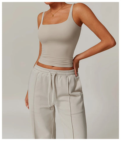 Brassière de sport respirante haut de fitness anti-transpiration pour femmes brassière de yoga haut court anti-chocs push-up brassière de sport haute résistance haut d’entraînement pour salle de sport