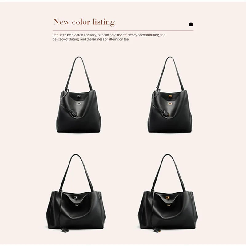 Sac à bandoulière pour femme de luxe en cuir véritable, grand sac à capacité élevée avec ailes, sac à main, sac décontracté pour fête et voyage, sacs à main Y2K, sac fourre-tout rétro
