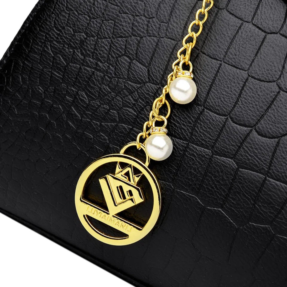 Sac à main élégant à poignée tressée pour femmes, sac à poignée supérieure en cuir de haute qualité, sac bandoulière et porté épaule pour dames, cabas décontracté de qualité