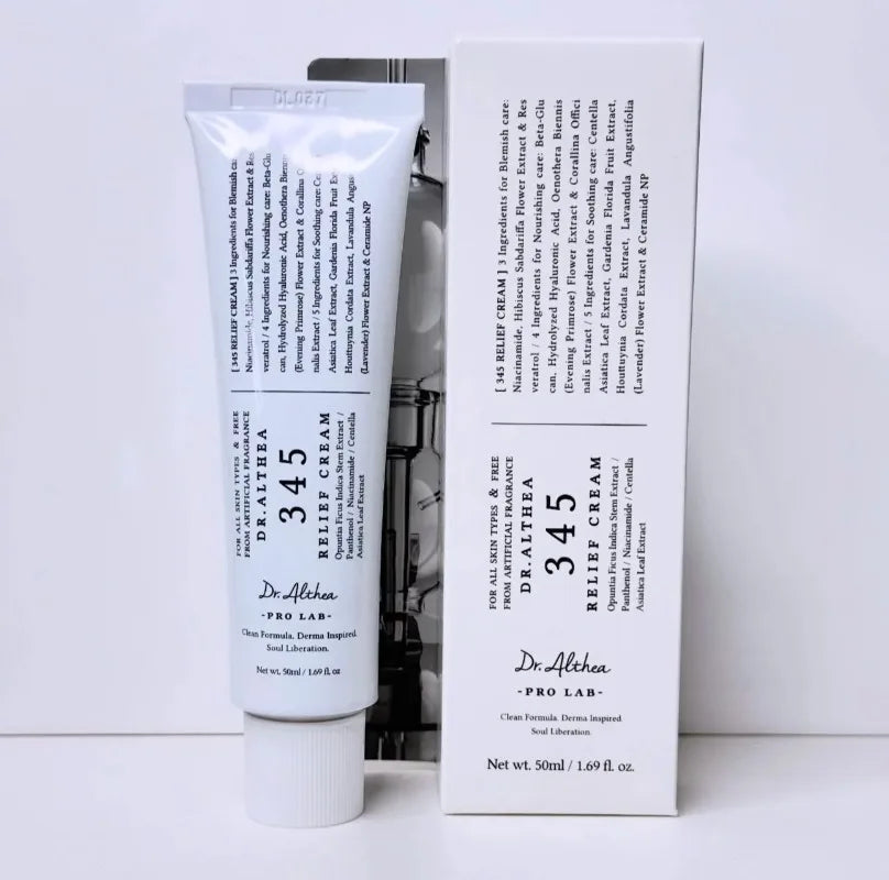 Crème Originale Dr.Althea 147 Barrier 345 Relief, crème antioxydante éclaircissante, hydratante, réparation intensive, brume essence coréenne