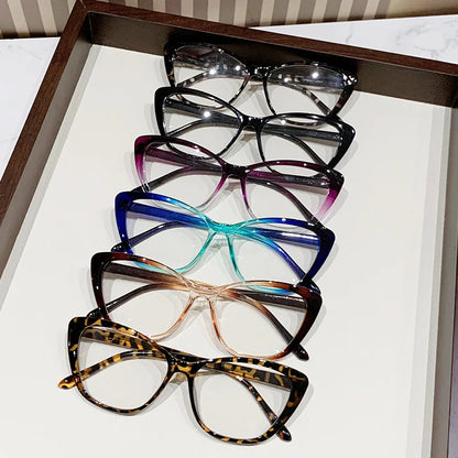 Lunettes de lecture tendance pour femmes et hommes, design luxueux, lunettes de presbytie œil de chat, protection anti-lumière bleue pour femme