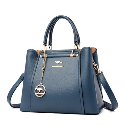 Sac bandoulière de luxe pour femme 2024, designer à 3 couches, grand sac à main en cuir à grande capacité pour femme, sac shopper de marque, sac fourre-tout messager.