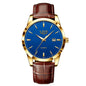 Montre Homme LIGE Nouvelle Montre de Luxe en Cuir Marron pour Homme, Montre Homme Mode Business, Montre Sport d’Extérieur Étanche à Quartz pour Homme