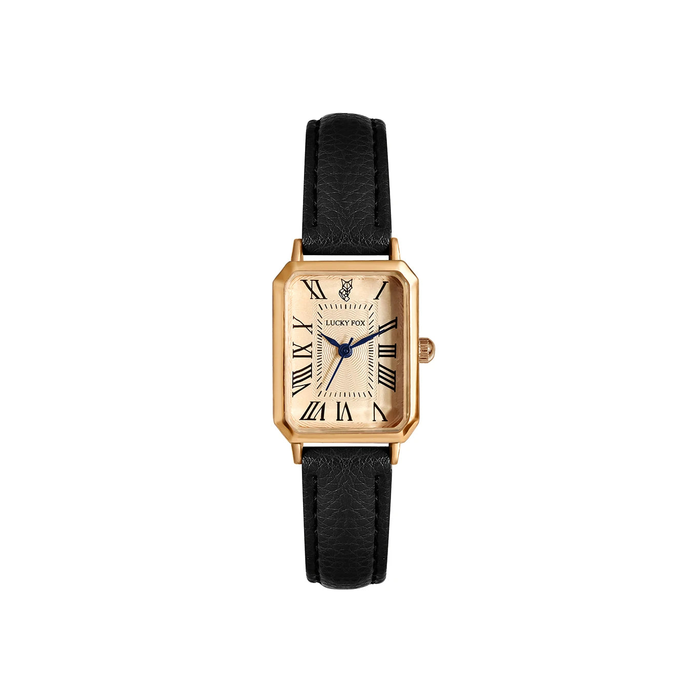Montre-bracelet décontractée rétro à affichage numérique, cadran carré, bracelet en cuir, montre à quartz tendance pour femme, idée cadeau