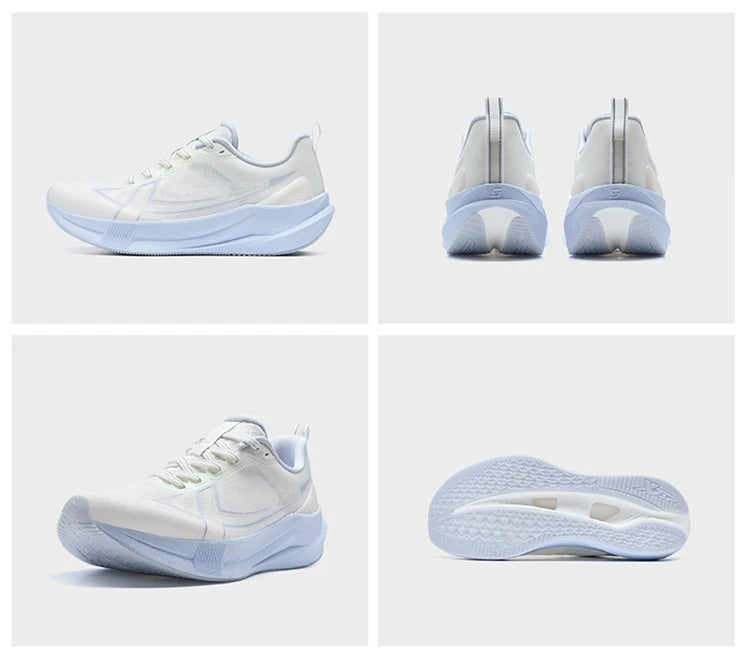 Chaussures de jogging et de course Xtep 2000km 5.0 pour femmes, amorti, design tendance, couleur durable et résistante, semelle élastique, baskets 874118110024