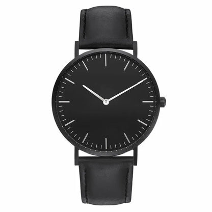 Montre élégante pour femme, simple, nouvelle collection 2023, rose et blanc, bracelet en cuir, montre-bracelet pour femme avec robe, montre féminine décontractée, idée cadeau tendance, Montre Femme