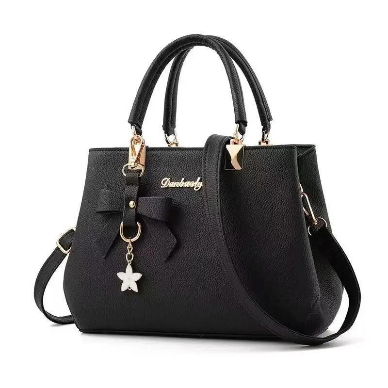 Nouvelle version coréenne tendance automne-hiver, sac pour femme avec nœud, sac portable à bandoulière, sac messager, sac « killer », sac pour maman, grande capacité