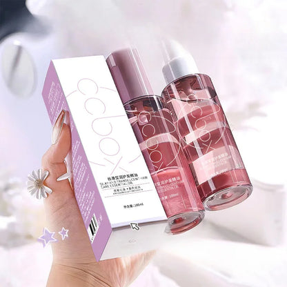 Huile essentielle de soin capillaire 100 ml, pour cheveux secs, parfum longue durée et huile lissante, idéale pour les petites amies et les mères pendant les fêtes.