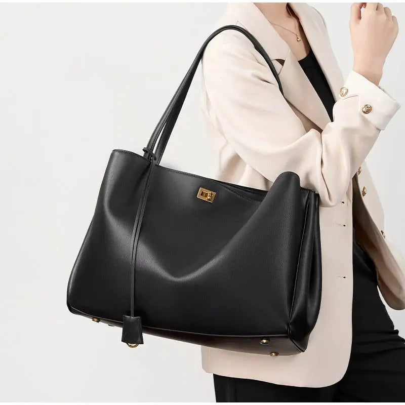 Sac à bandoulière pour femme de luxe en cuir véritable, grand sac à capacité élevée avec ailes, sac à main, sac décontracté pour fête et voyage, sacs à main Y2K, sac fourre-tout rétro