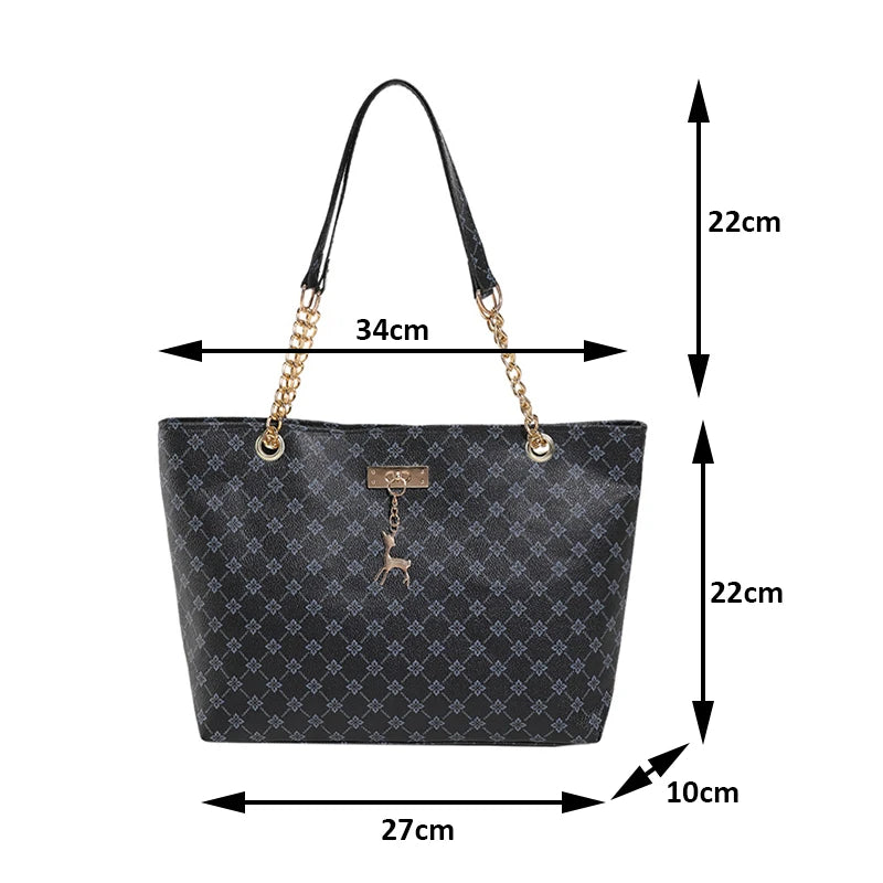 Nouveau sac à main pour la presbytie, texture en cuir souple, grand cabas grande capacité pour femme avec accessoires suspendus, sac à bandoulière