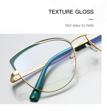 Lunettes de vue photochromiques œil de chat pour femmes JMISUS Fashion, monture papillon personnalisée, lunettes progressives anti-lumière bleue