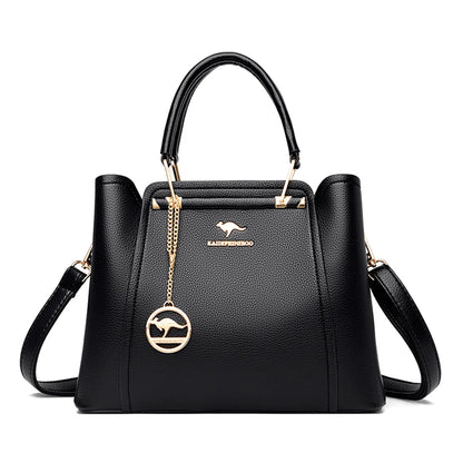 Sac bandoulière de luxe pour femme 2024, designer à 3 couches, grand sac à main en cuir à grande capacité pour femme, sac shopper de marque, sac fourre-tout messager.