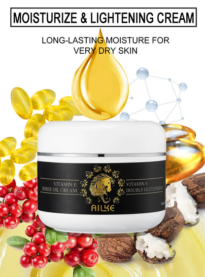 Ensemble de soins de la peau au collagène AILKE pour femmes, hydratant, blanchissant, élimine les taches de rousseur, les taches brunes, les points noirs, kit éclaircissant pour la peau