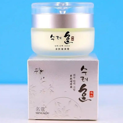 Crème visage raffermissante et liftante pour femmes 50 g - Crème coréenne anti-âge et anti-rides au collagène, hydratante, atténue les ridules et raffermit la peau
