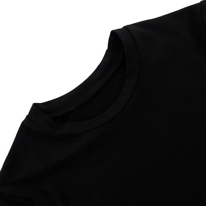 Nouveau t-shirt à manches courtes pour femmes printemps 2024, uni, simple, décontracté, doux, facile à assortir, tendance, haut court basique, t-shirt mode été.