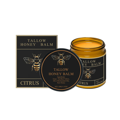Lotion corporelle apaisante à la crème de miel et suif de bœuf, éclaircissante, atténuant les taches brunes, réduisant la mélanine, raffermissante, non grasse, hydratation durable.