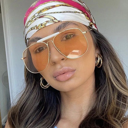 Nouvelles lunettes de soleil aviateur classiques en métal à la mode pour femmes et hommes, design vintage de marque, lunettes de soleil pour extérieur, voyage et conduite, protection UV400, lunettes
