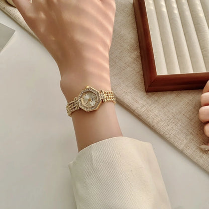 Montres pour femmes de marque haut de gamme, montres-bracelets de luxe, montre mode pour femme en or, montre bracelet élégante pour femme, horloge élégante pour femme, montre femme