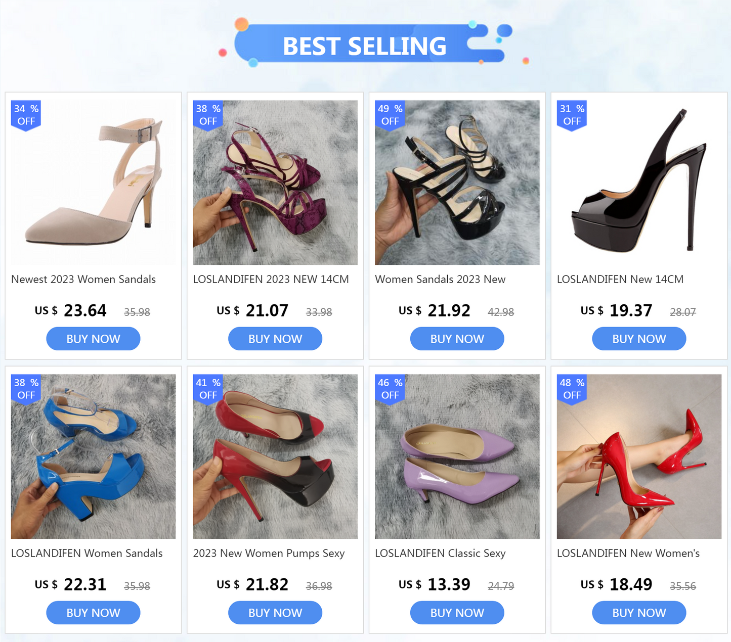 LOSLANDIFEN Escarpins à talons hauts pour femmes 14 cm, bout rond, stilettos, talons femme sexy, chaussures de mariage rouges pour dames, talons plateforme noirs