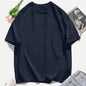 T-shirt femme Y2K 100 % coton, t-shirt décontracté de couleur unie, col rond, hauts d’été pour femmes, mode oversize, sportswear féminin tendance.