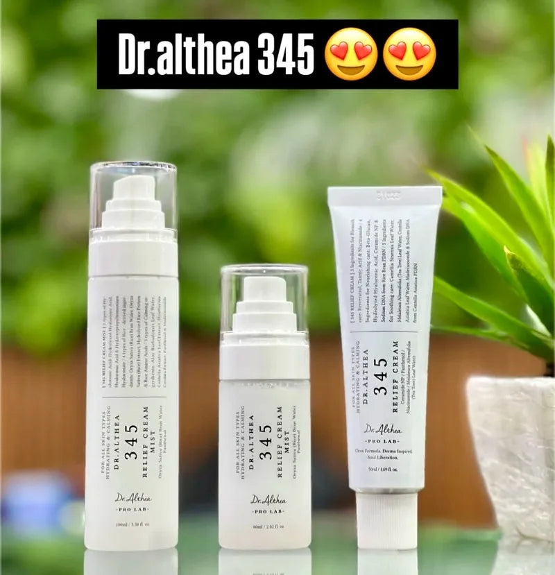 Crème Originale Dr.Althea 147 Barrier 345 Relief, crème antioxydante éclaircissante, hydratante, réparation intensive, brume essence coréenne