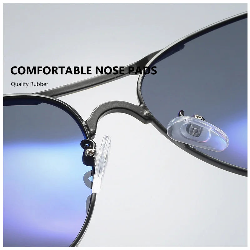 AOWEAR Lunettes d’aviation pour homme, lunettes de soleil polarisées miroir HD pour homme, lunettes de pilote pour la conduite, lunettes de soleil homme