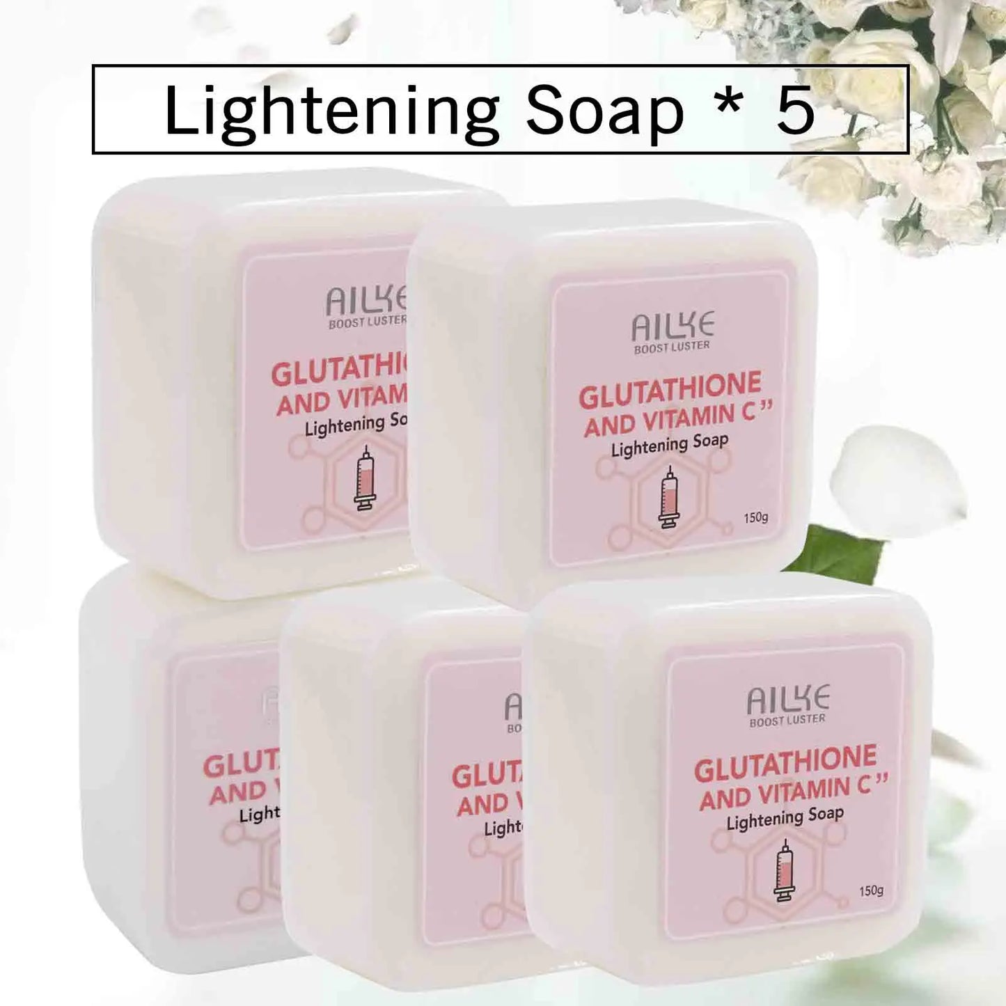 Crème de soin éclaircissante pour la peau AILKE, lotion éclaircissante, élimine les taches foncées avec glutathion, beurre de karité, crème corporelle hydratante