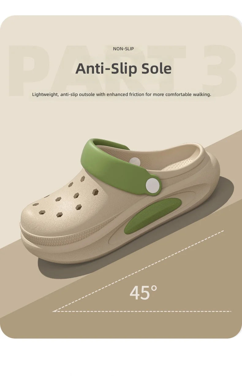 Sabots d’été pour femmes avec jolis charms 3D, sandales de jardin, chaussons de plage légers en EVA souple, chaussures d’extérieur antidérapantes à semelle épaisse et tendance