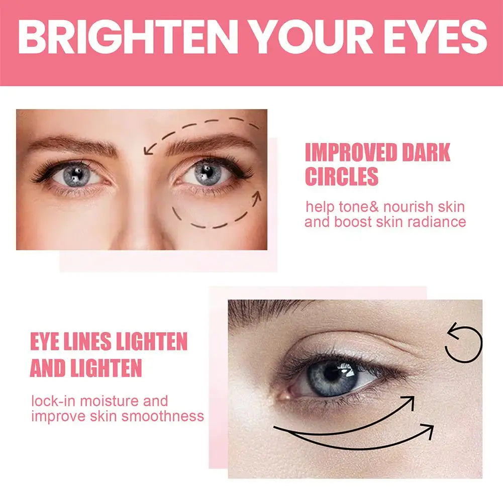 2 pièces pour femmes Baume contour des yeux extra rénovateur à l’églantier hydratant en stick, stick baume liftant et hydratant, estompe les ridules et réduit les poches sous les yeux