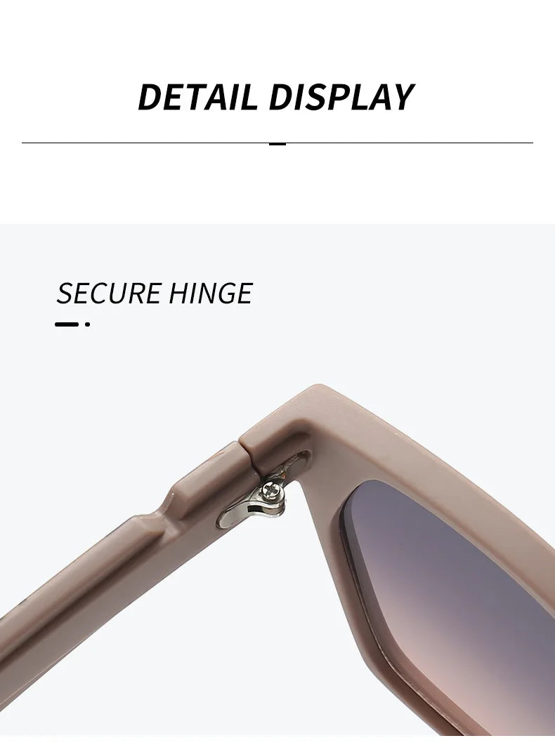 Nouvelle marque de mode de luxe lunettes de soleil pour femmes et hommes, élégantes lunettes œil-de-chat glamour pour femmes, lunettes de soleil tendance pour femmes, lunettes glamour.
