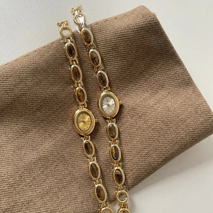 Montres de luxe haut de gamme pour femme, élégante montre-bracelet en quartz avec bijoux verts en jade, cadeau pour femme, montre habillée tendance pour dame