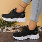 Chaussures de sport décontractées pour femmes avec maille respirante et semelles souples, chaussures de sport polyvalentes