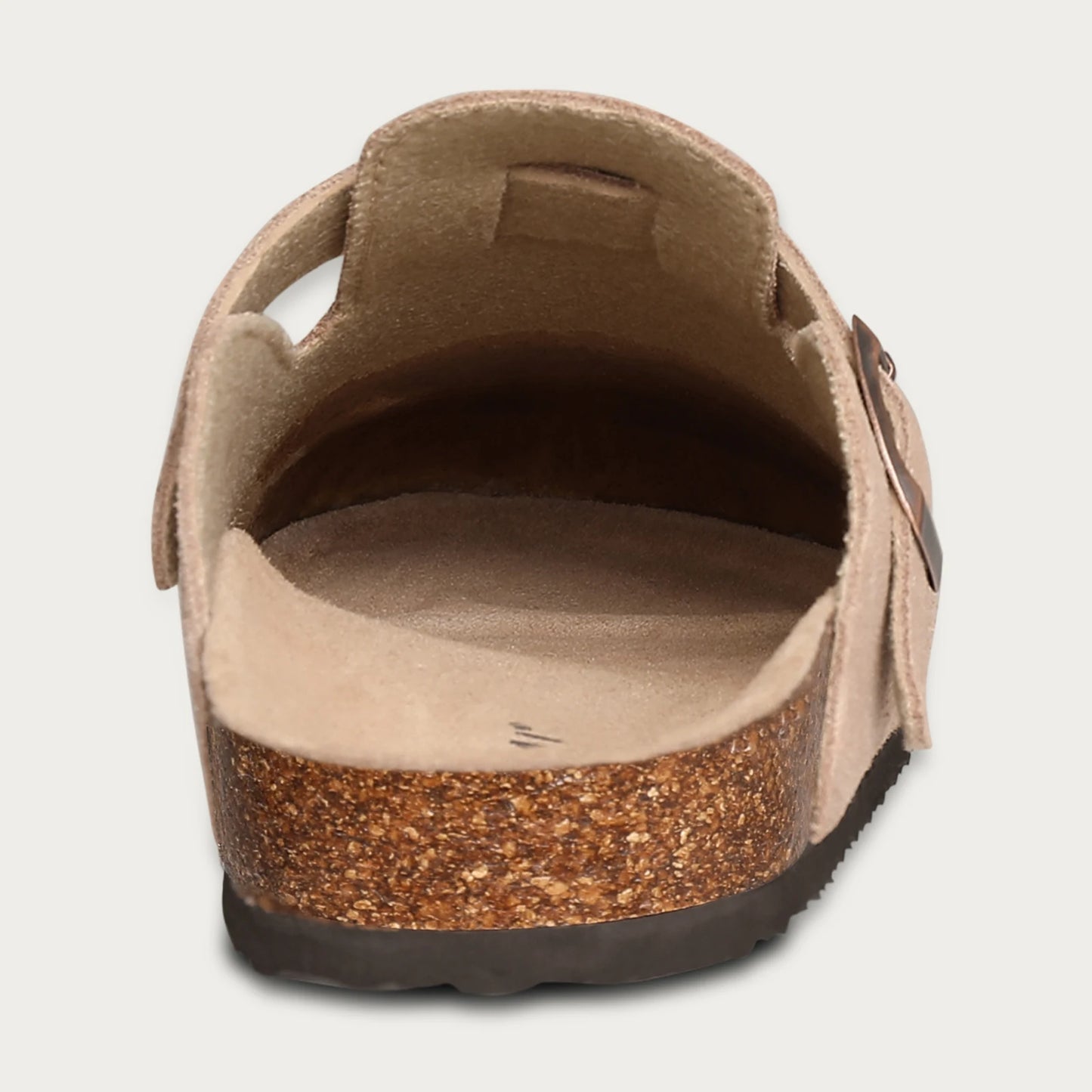 Mules en daim pour femmes Comwarm Fashion, pantoufles, sabots pour hommes, sandales à semelle intérieure en liège avec soutien de la voûte plantaire, claquettes d’extérieur pour la plage, chaussures d’intérieur