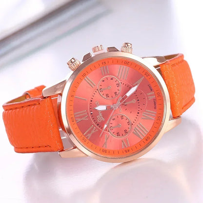 Montres pour femmes de marque, style sport et mode, montre pour dames, montre en cuir, montres-bracelets à quartz pour hommes, filles et femmes, montre femme