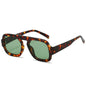 JNPCXI Lunettes de soleil carrées rétro pour femmes, design de marque tendance, verres dégradés UV400, lunettes de soleil punk pour hommes